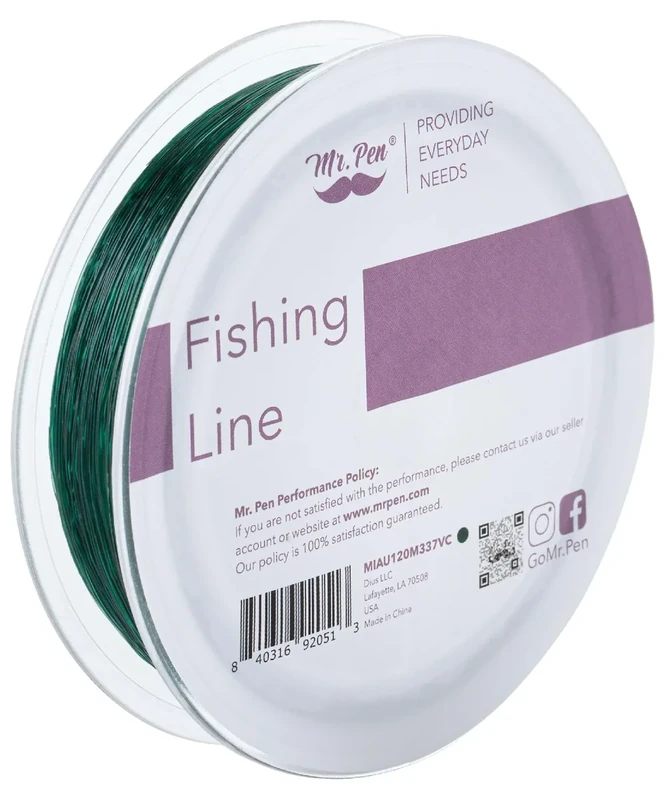 Mr. Pen- 218 Yard Nylon Fishing Line, Clear String for Hanging Decorations