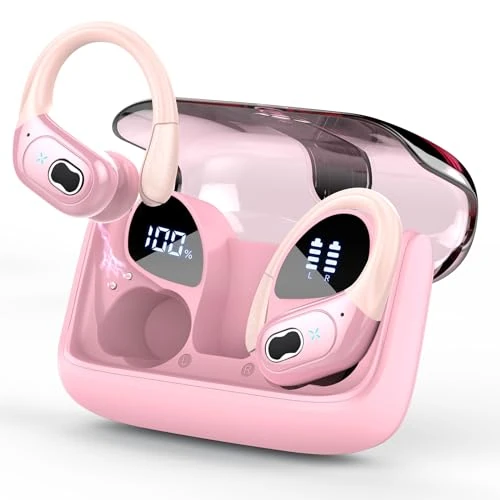 Aptkdoe 5.4 Earbuds - 75h Playtime, IPX7, Deep Bass, ENC Mic