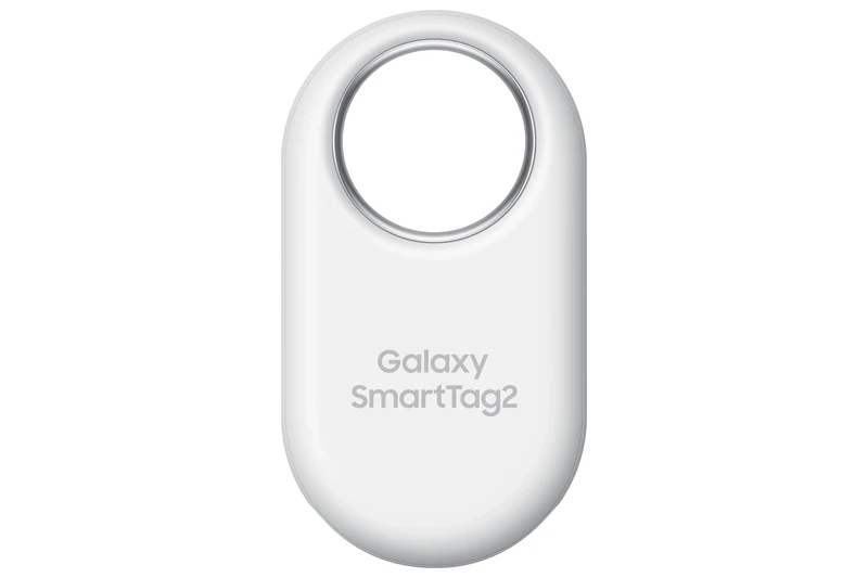SAMSUNG SmartTag2 (2023) Bluetooth + UWB, IP67 Water and Dust Resistant, Findable via App, 1.5 Year Battery Life - White - Image 1