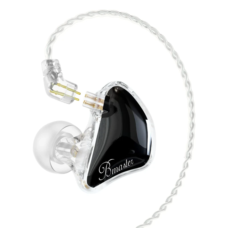 BASN Bmaster Triple Driver In-Ear Monitor - Detachable Cables, Black