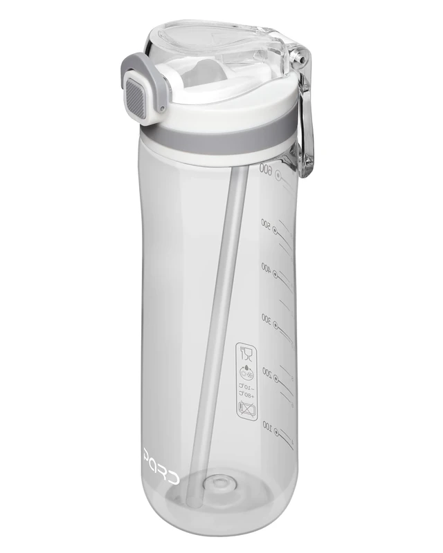 Opard Peak Water Bottle with Straw Cap, BPA-Free, Leak Proof Flip Top Bottle