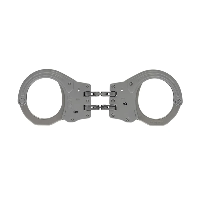 ASP Sentry Hinge Handcuffs, Professional Grade, Stainless Steel Frames, Forged Steel Bows, Dual-Sided Keyways, and Double Lock Slots for Tactical Gear and Equipment - Image 1