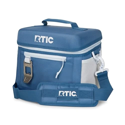 RTIC 8 Can Everyday Cooler, Soft Sided Portable Insulated Cooling for Lunch, Beach, Drink, Beverage, Travel, Camping, Picnic, for Men and Women, Pond