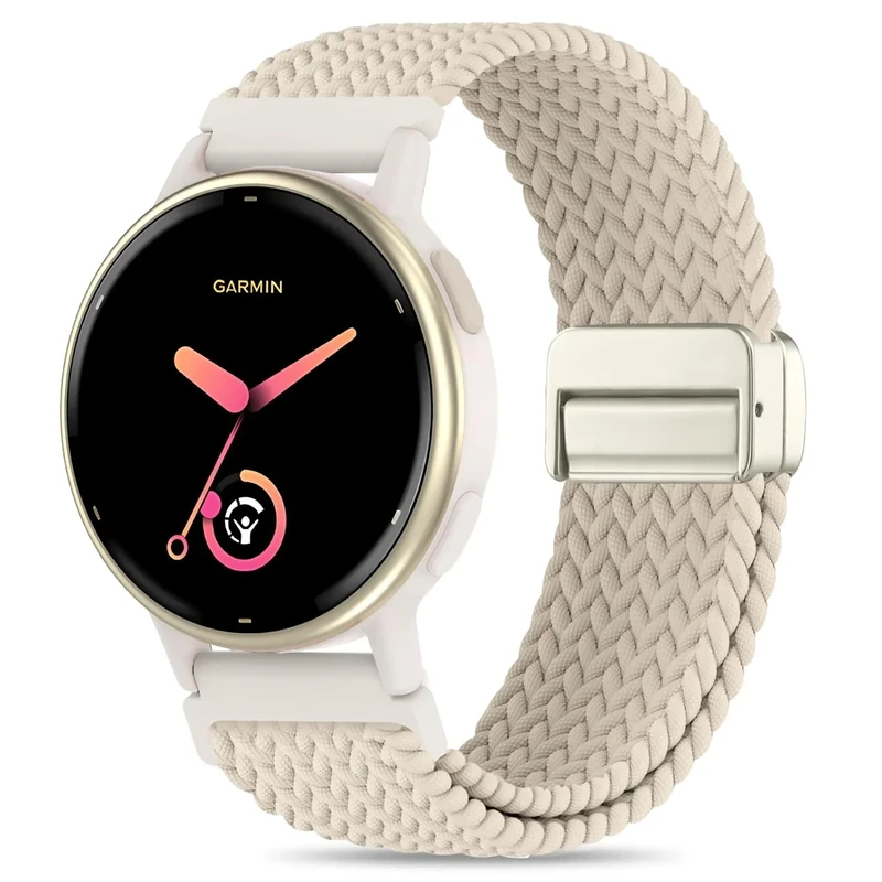Folavii 20mm Magnetic Nylon Band - Garmin Vivoactive 6/5/3 & Venu Sq 2