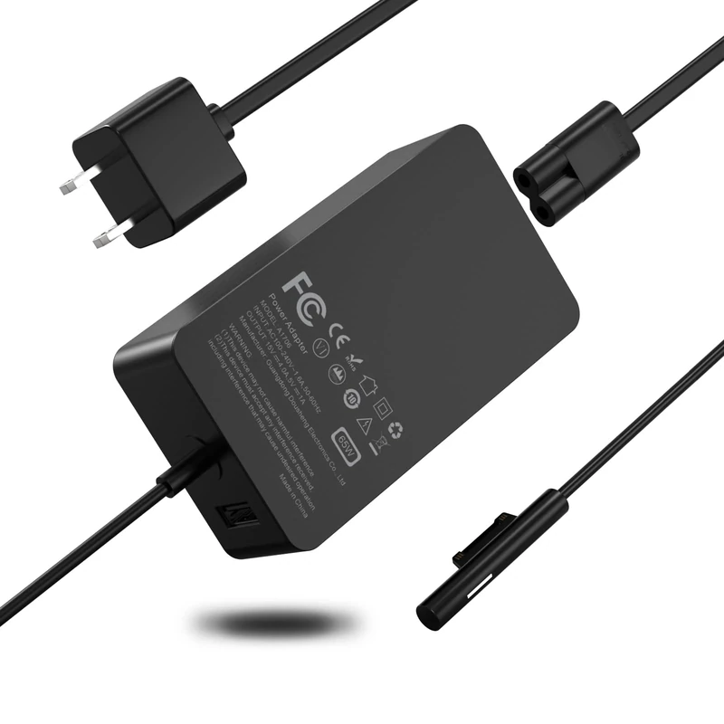 STLIERT 65W Surface Pro Charger - Fits Surface 10-3, Laptop & Go