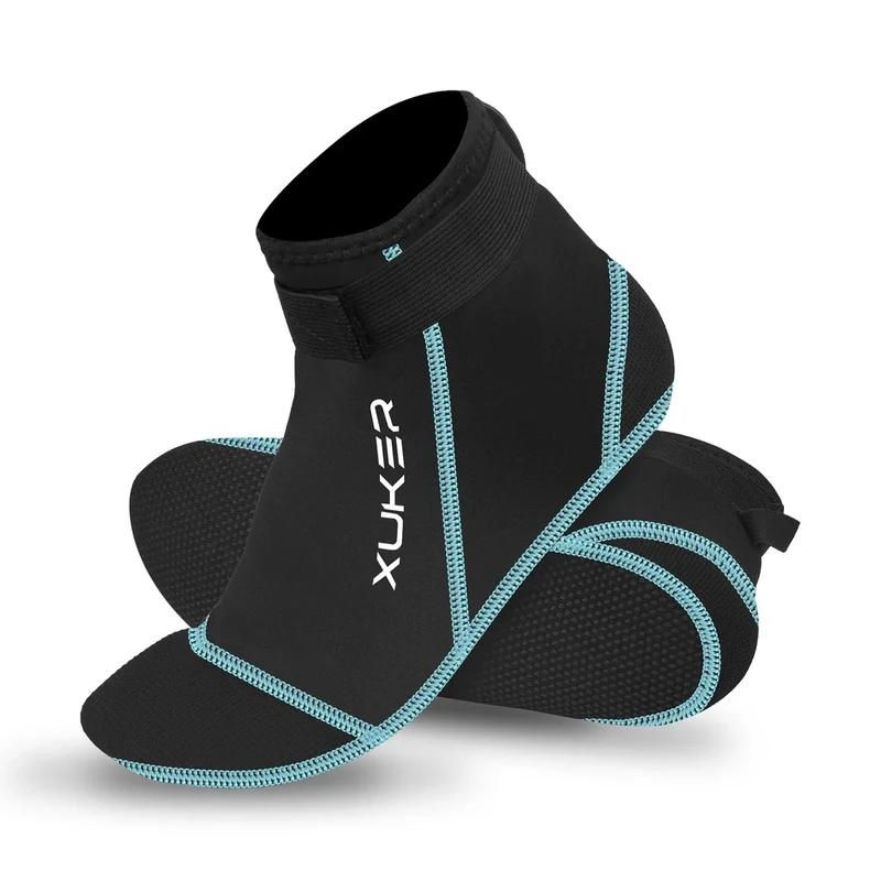 XUKER Neoprene Socks, 3mm Beach Volleyball Sand Soccer Water Wetsuit Socks for Diving Snorkeling Kayaking Paddling