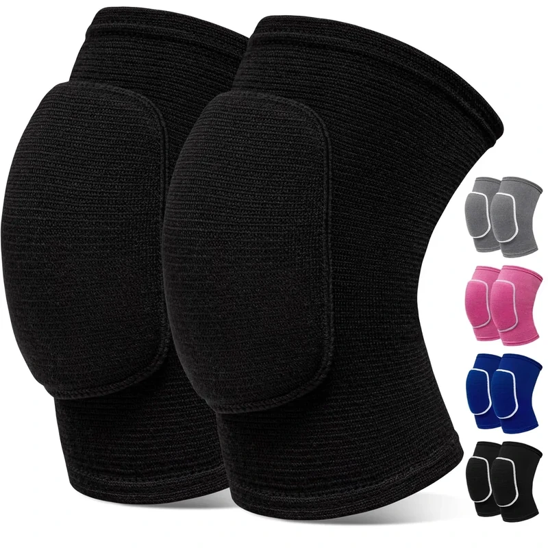 RYBTB Volleyball Knee Pads,Knee Pads for Women,Men,Kids,Girls,Knee Brace for Basketball Volleyball Football Dance Yoga Tennis Running Cycling Workout Climbing (Black, Small)