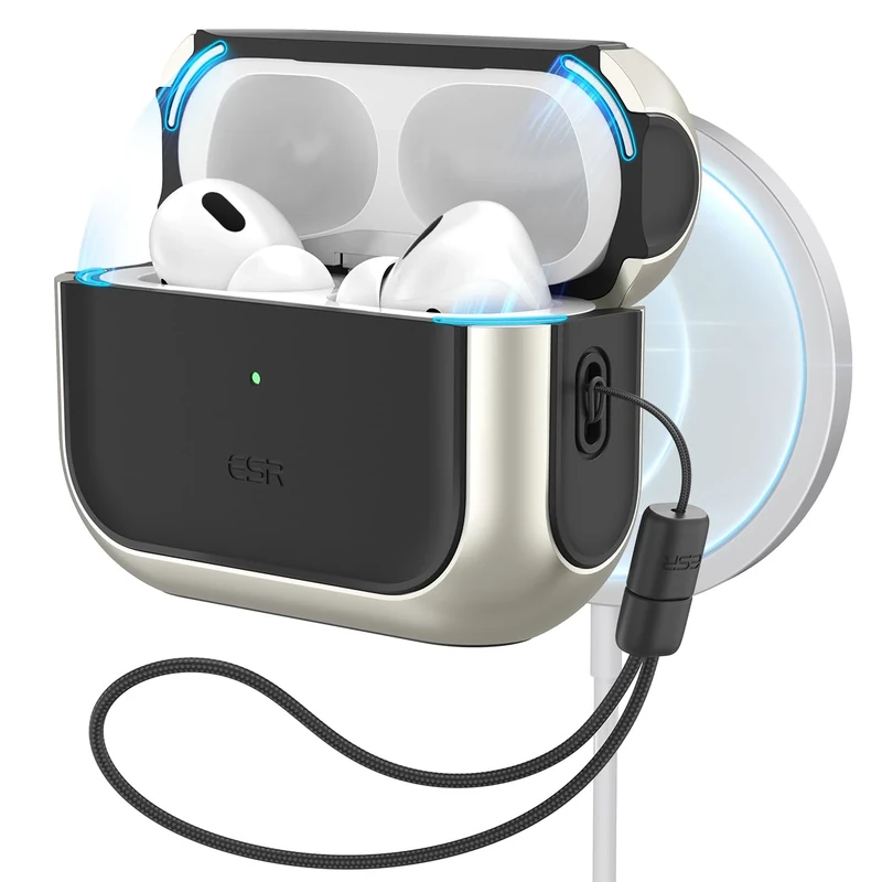 ESR Titanium HaloLock Case for AirPods Pro 2 - MagSafe Drop Protection