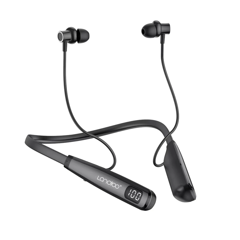 LANDIBO Y10 Waterproof Earbuds - 100H Playtime, Noise Reduction
