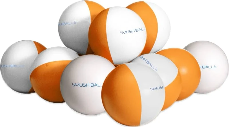 SMUSH BALLS Smushballs The Ultimate Anywhere Batting & Fielding Practice Foam Ball for Baseball/Softball (Two Tone, 24)