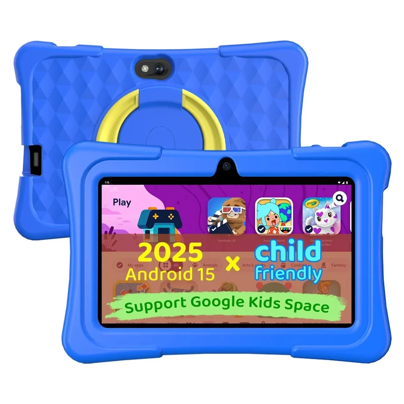 aiprotablet 7" Android Kids Tablet - 8GB+32GB, Parental Control