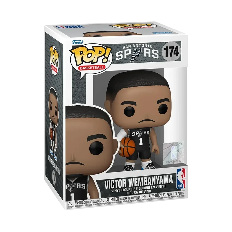 Funko POP! NBA: Spurs - Victor Wembanyama - Collectable Vinyl Figure - Gift Idea - Official Merchandise - for Kids & Adults - Sports Fans - Model Figure for Collectors and Display