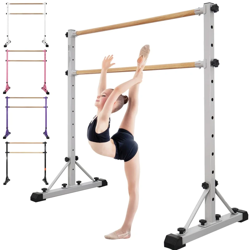 FC FUNCHEER Adjustable Ballet Barre,Portable Dance bar,Fitness Equipment for Dance & Balance Excercise,Super Sturdy for Balance Workout,Weight Limit 250 LBS