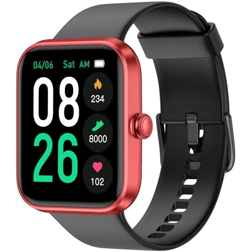TYKOIT 45mm Smart Watch - Heart Rate, SpO2, Sleep, 5ATM Waterproof