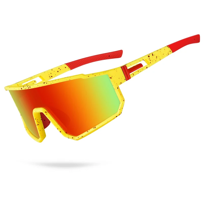 Derowern Youth Baseball Sunglasses, Kids Polarized Sports Sun glasses, Lightweight TR90 Frame UV400 Protection Outdoor Glasses for Boys Girls Softball Cycling Golf