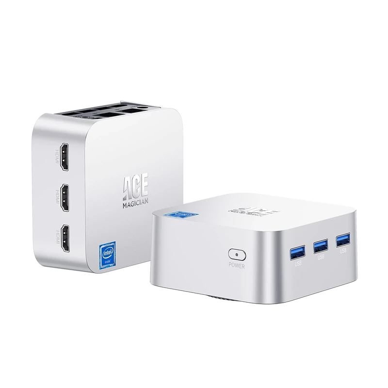 ACEMAGIC Mini PC N95 12GB LPDDR5 256GB SSD 4K Display - Compact