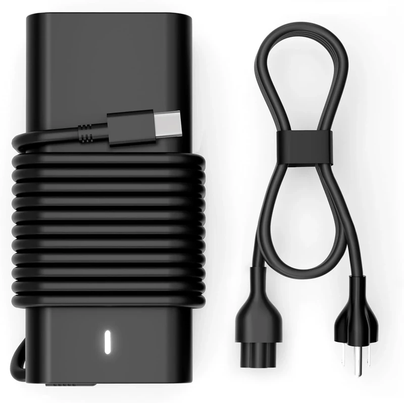 YOBVTBF 65W 60W USB C Laptop Charger Compatible with Dell Chromebook 3100 3110 3300 3380 3400 3500 5300 5400 Latitude 5420 5430 5440 5450 5520 5530 5540 5550 XPS 13 Computer Charger Type C AC Adapter