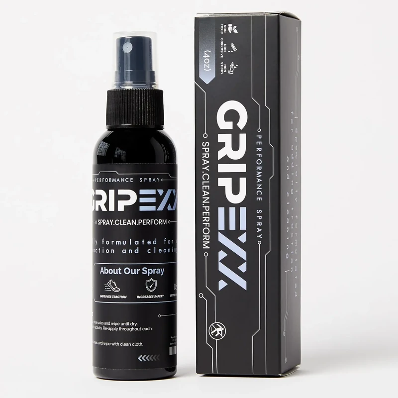 2 in 1 Sports Shoe Grip Spray, Provides Traction and Rejuvenates Soles. Multipurpose Grip Spray for Improving Basketball Shoe Grip. Anti Slip & Performance Enhancer