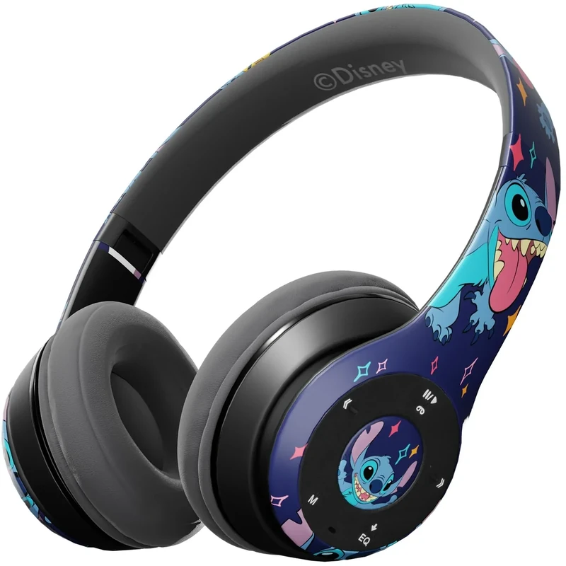 iJoy Disney Lilo & Stitch Bluetooth Over-Ear Headphones - Foldable, Mic