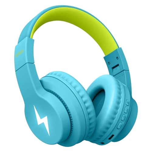 seenda Kids Bluetooth Headphones - Blue, 45h Playtime, 3 Modes