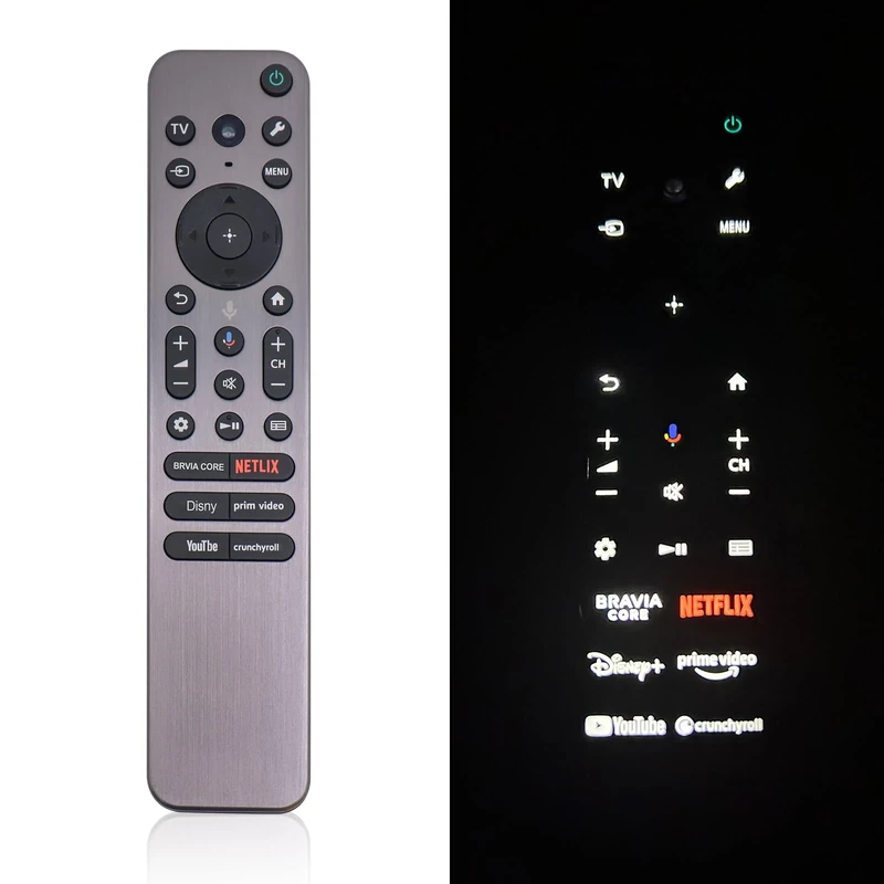 RMF-TX910U Voice Remote Replacement for Most Sony 2023 2024 Bravia TVs, Includes Voice, Backlight, Beep Locator Function and Metal Case, Compatible with Sony a80l a95l XR-55A95L, XR-65A95L, 77A95L