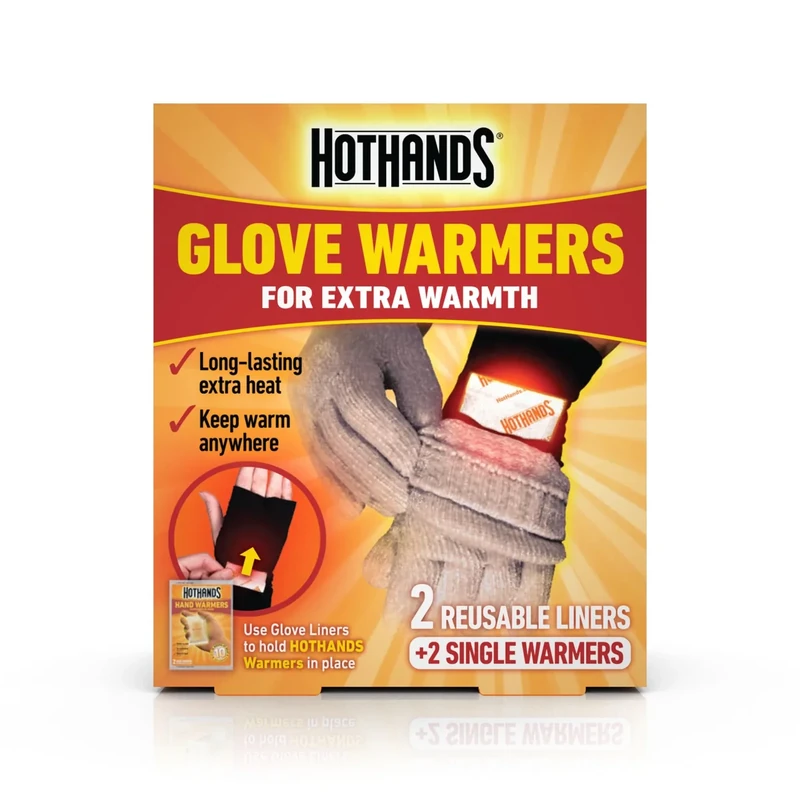 HotHands Glove Warmers - Stretchy and Comfortable, Built in Pockets for HotHands Hand Warmers - Easy to Use and Convenient to Wear