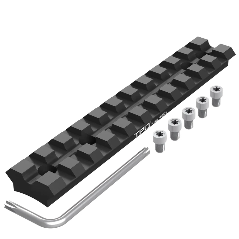 Eastern Tactical Supply Ruger 10/22 Picatinny Rail Mount for Red Dot, Scopes, Optics (Black)