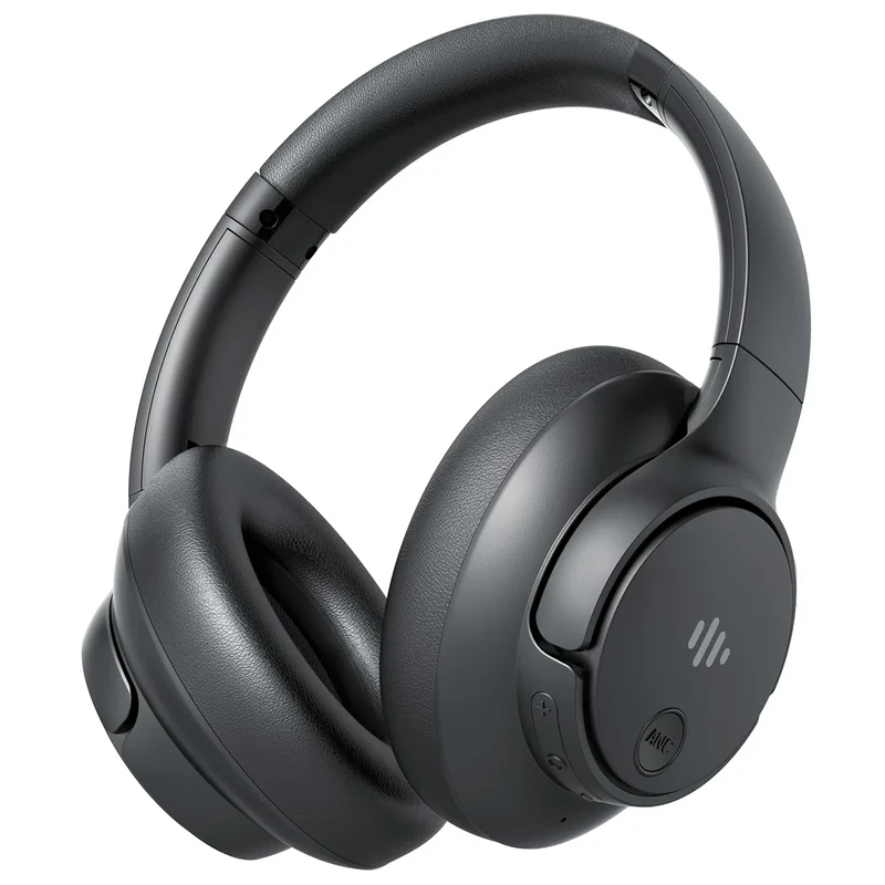 Eduiosma ANC Headphones - Bluetooth 5.3, 70h Playtime, Hi-Res Audio