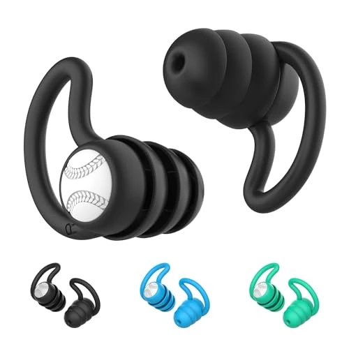 Swimming Ear Plugs Waterproof Earplugs - 2 Pairs Silicone Swim Ear Plugs for Adult Kids, Water Sports Earplugs for Showering, Bathing, Surfing - Keep Ear Water Out