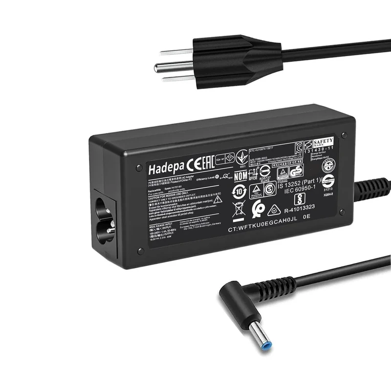 45W 19.5V 2.31A 741727-001 L25296-001/002/003/004 213349-109 TPN-CA14 TPN-LA15 Laptop Charger Compatible with HP Pavilion 15 14 13 11 Notebook Stream 14 13 11 Envy X360 Blue Tip Adapter Power Cord