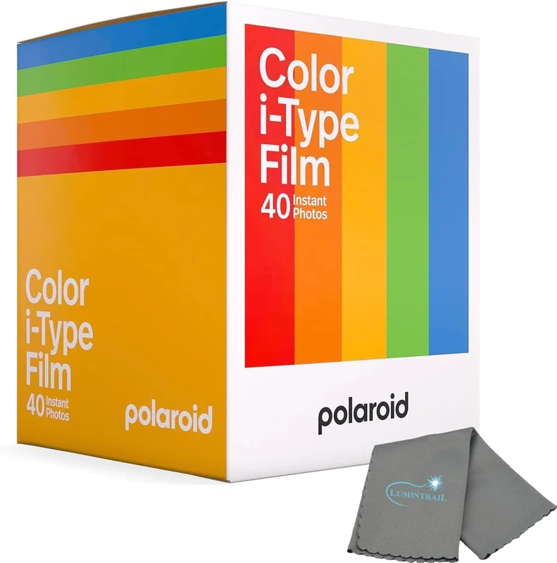 Lumintrail i-Type Color Film 5 Pack - 40 Photos & Cleaning Cloth
