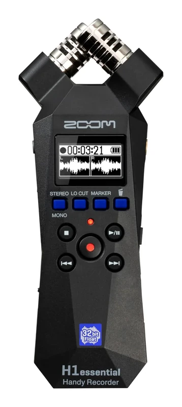 Zoom H1essential Stereo Handy Recorder with 32-Bit Float, Accessibility, X/Y Microphones, Record to SD Card, USB Microphone, Portable, for Musicians, Podcasters, Filmmakers, & Content Creators - Image 1