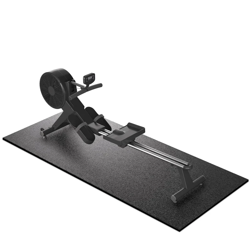 Treadmill Mat, 7'x3'/6'x3'/6'x2.5'/5.6'x2'/4'x2', 6mm Thick Exercise Equipment Gym Mat for Hardwood FloorCarpet, Compatible with Peloton Bike, Indoor Spin Bike, Elliptical