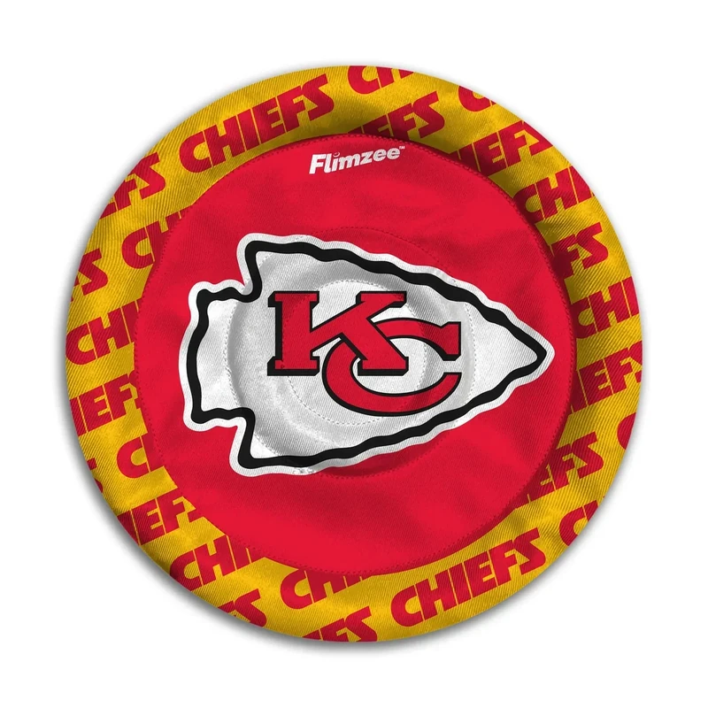 YouTheFan NFL Kansas City Chiefs Flimzee Bean-Bag Flying Disc - Image 1