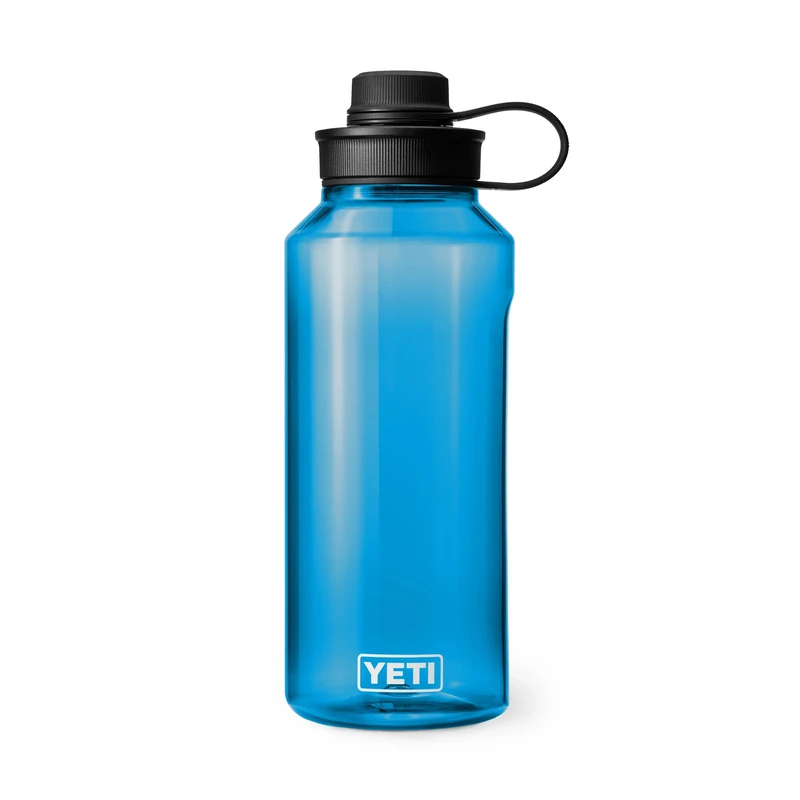YETI Yonder 1.5L/50 oz Water Bottle with Yonder Tether Cap, Big Wave Blue