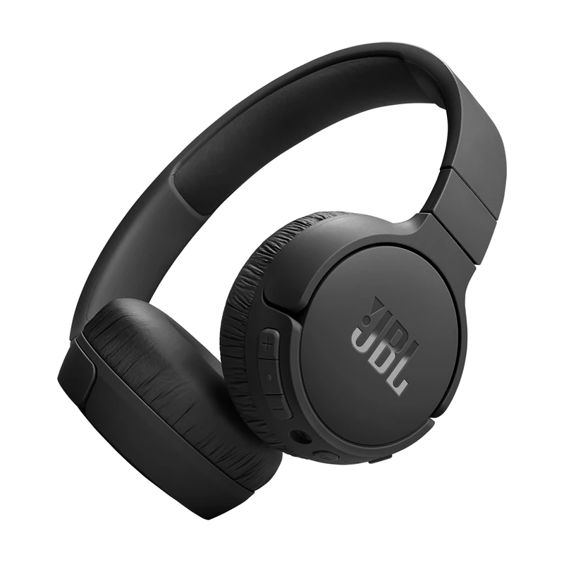 JBL Tune 670NC Noise Cancelling On-Ear Headphones - 70H Battery, Black