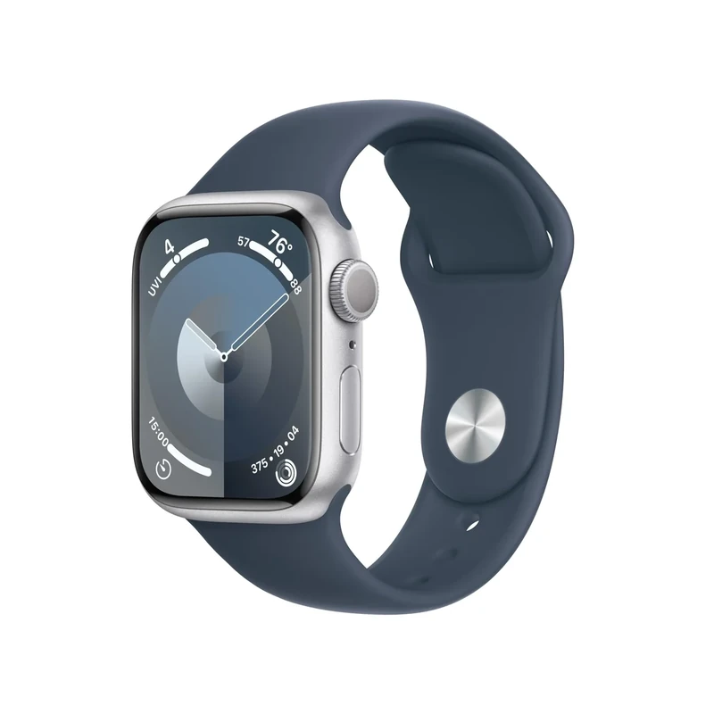 Apple Watch Series 9 GPS 41mm Aluminum - Storm Blue Sport Band
