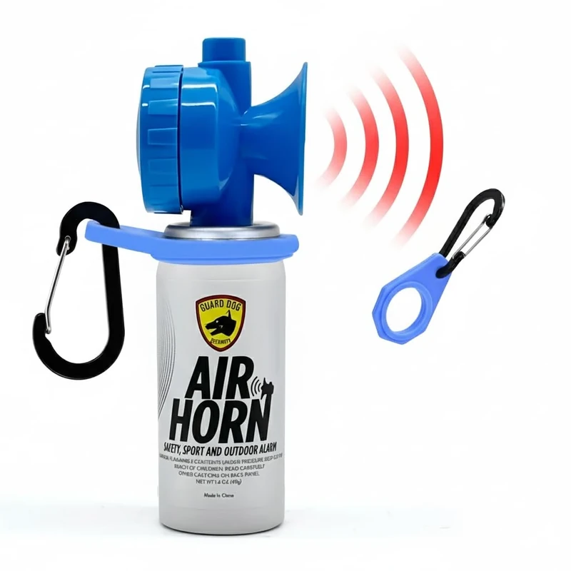 Guard Dog Security Air Horn - 1 Mile Audible, 1.4 oz Handheld