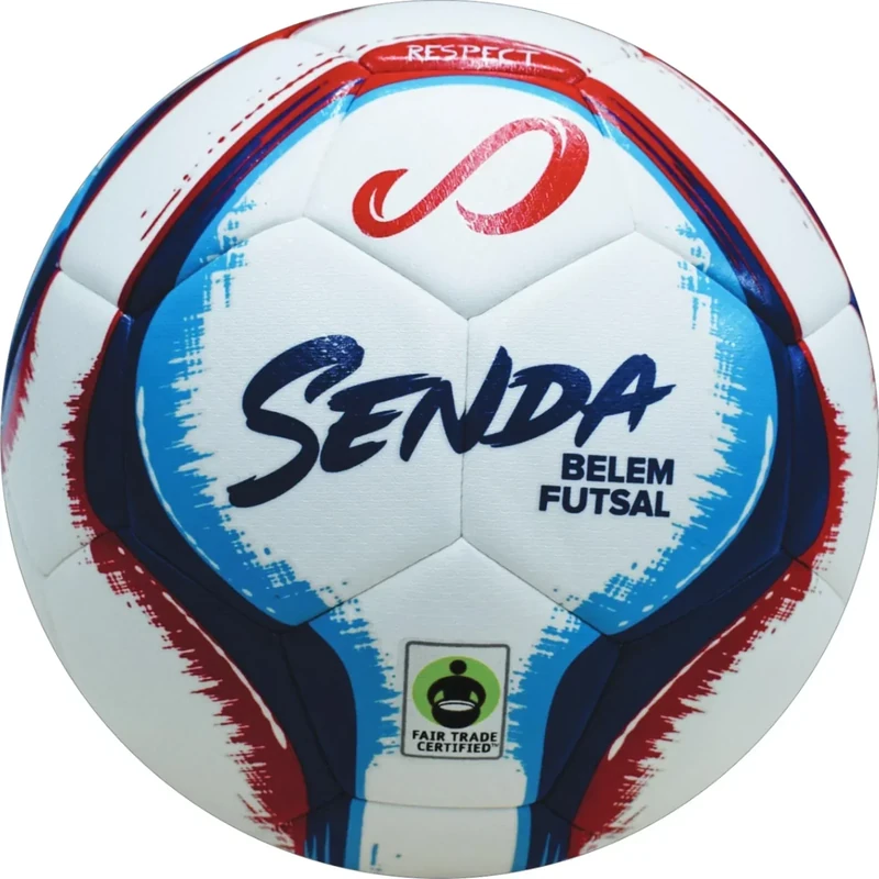 Senda Belem Training Futsal Ball, Fair Trade Certified, White, Size 2 (Ages 7 & Under)