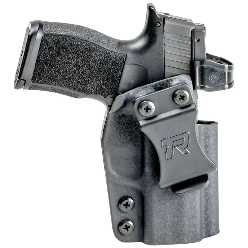 Rounded IWB Holster Fits: CZ 75D / P01 Holster - RH - Black Kydex - Concealment Express - American Made