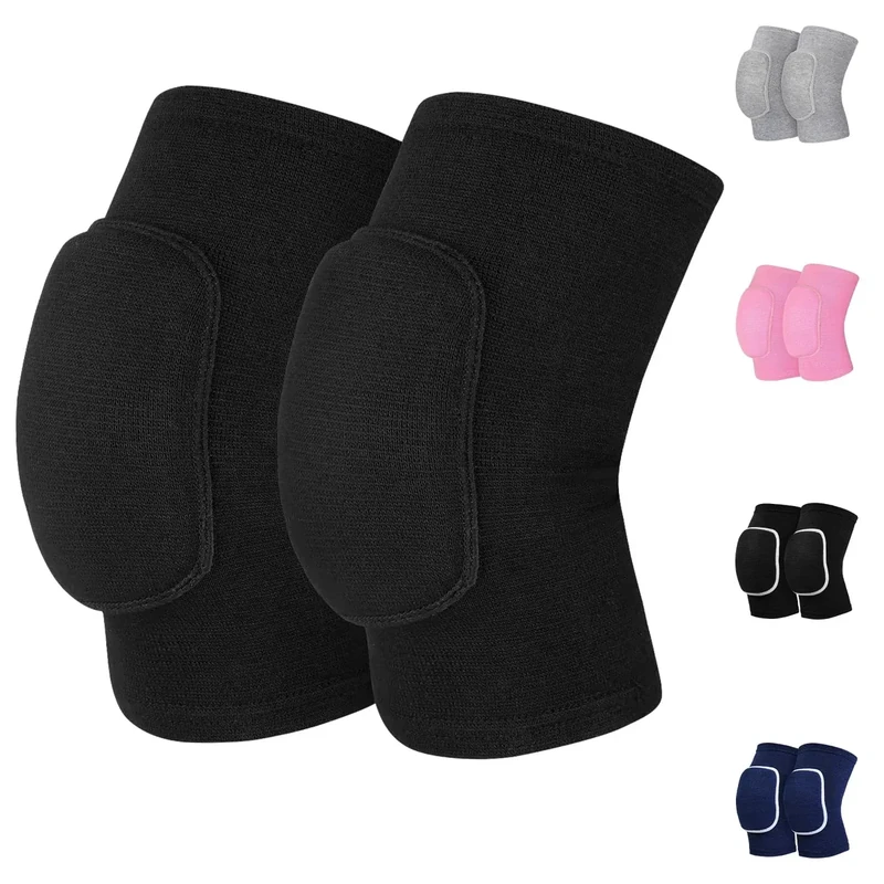 HISFFOG Volleyball Knee Pads for Women, Men, Youth, Girls, Kids, Knee Brace for Volleyball Basketball Football Dance Yoga Tennis Running Cycling Workout Climbing Wrestling