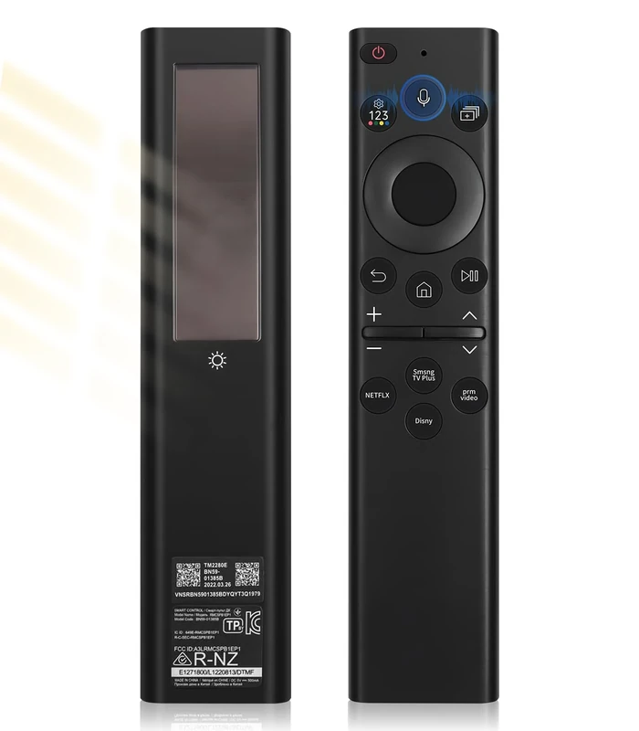 New BN59-01385A Solar Voice Remote Replacement for Samsung TV Remote with 4 Shortcut Buttons, Compatible with Samsung Smart TVs 2018~2026 4k 8K Ultra HD Neo QLED, The Frame and Crystal UHD Series