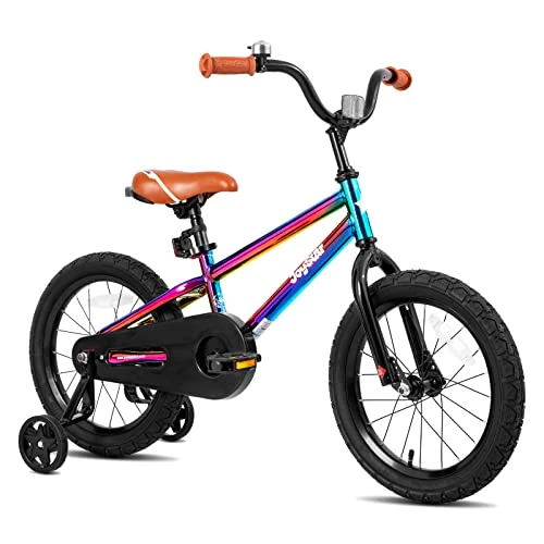 JOYSTAR Pluto Kids Bike 12 Inch Toddlers Bike with Training Wheels for Boys Girls Kids' Bicycle for Age 2-4 Years Oil Slick