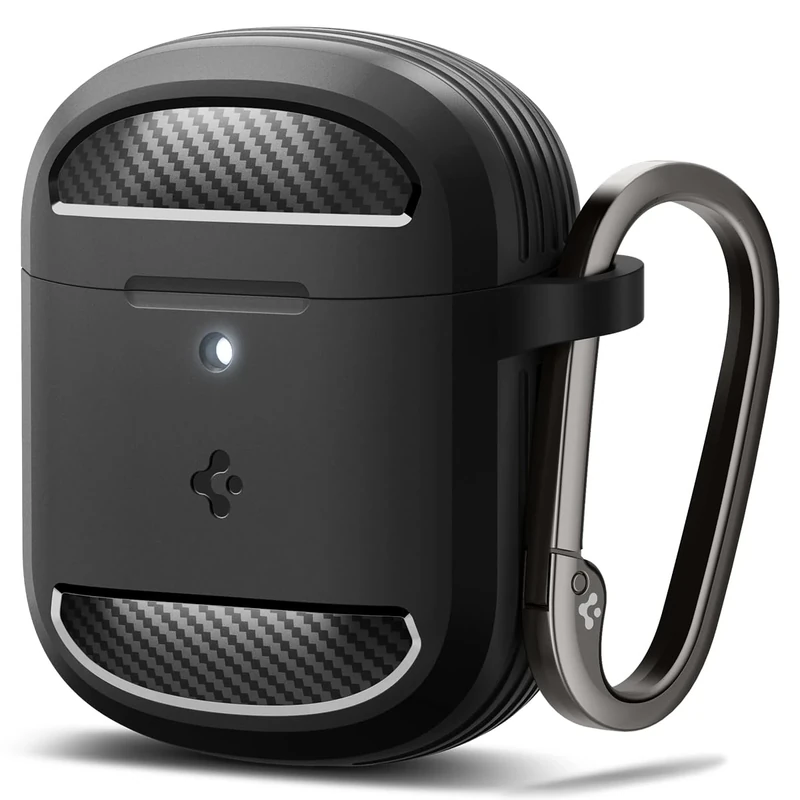 Spigen Rugged Armor Case for Pixel Buds Pro 2 & 1 - Matte Black