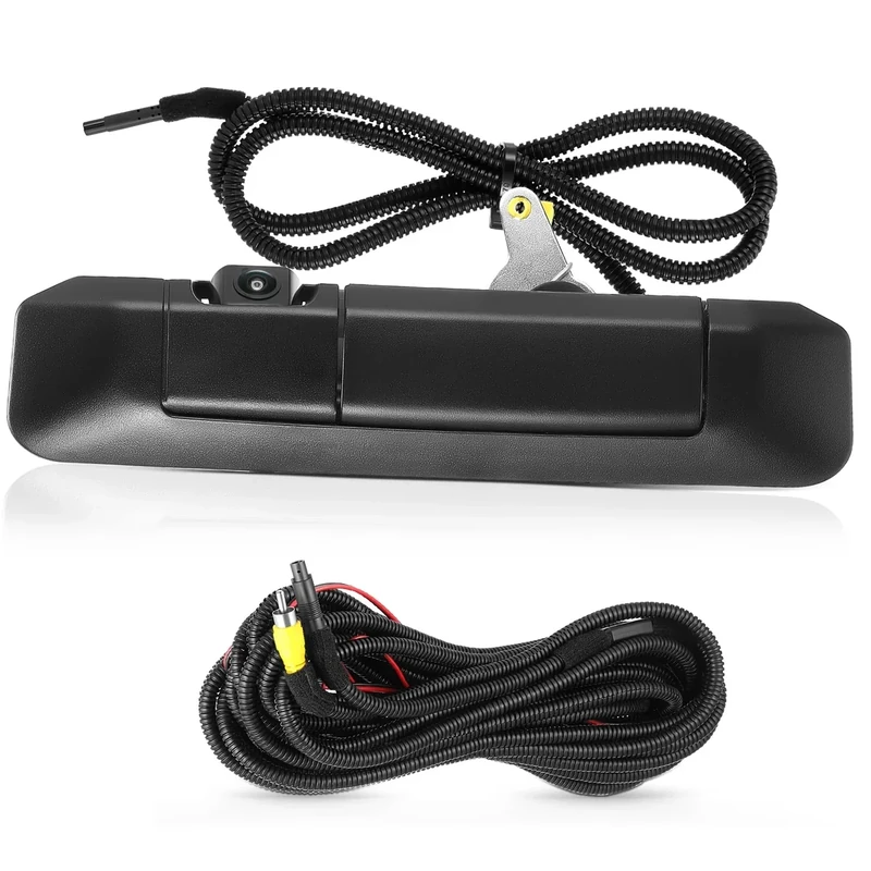 ACAUTO Tailgate Handle Backup Camera Fit for Toyota Tacoma 2009-2015 Tailgate Reversing Rear View Park Assist Camera RCA Plug Replaces 6909004020 - Image 1