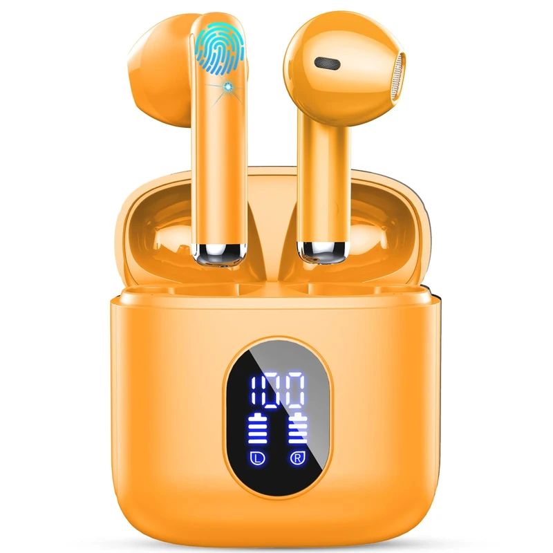 Rinsmola Earbuds - Deep Bass, Noise Cancel Mic, IP7 Waterproof