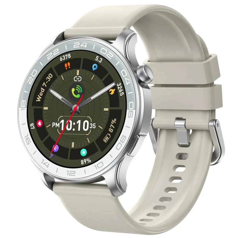 Smart Watch, 40mm AMOLED Touchscreen Smartwatch for Men Women (Answer/Make Call), Fitness Tracker with 110+ Sport Modes, IP68 Waterproof/Spo2/Pedometer/Sleep Monitor, Activity Tracker for Android iOS