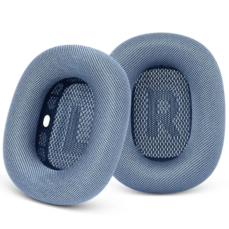 GEVO Ear Cushions for AirPods Max - Mesh Fabric, Magnet (Sky Blue)