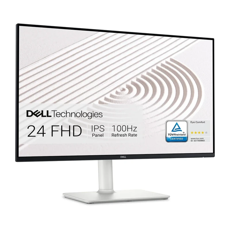 Dell S2425HS 23.8" Monitor - FHD 100Hz, Speakers, Comfort, White