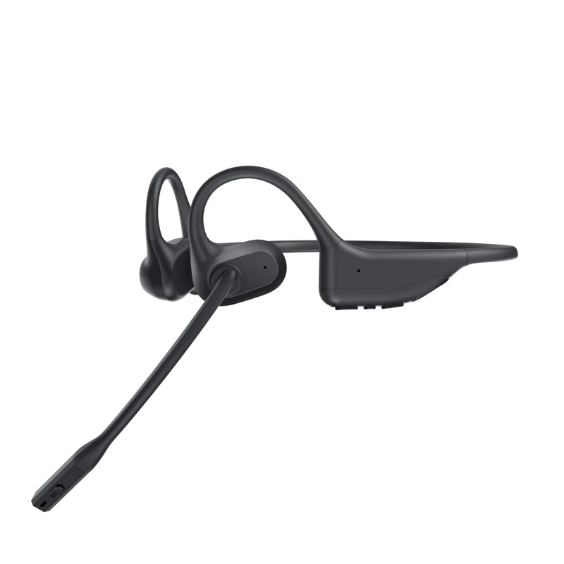 Gixxted Open Ear Headphones with Mic, Bluetooth Headset with Microphone, Dual Connect Bluetooth 5.3 with AI Noise Cancelling Mic & Mute Function, Wireless Headset for Work, Sports, Drive